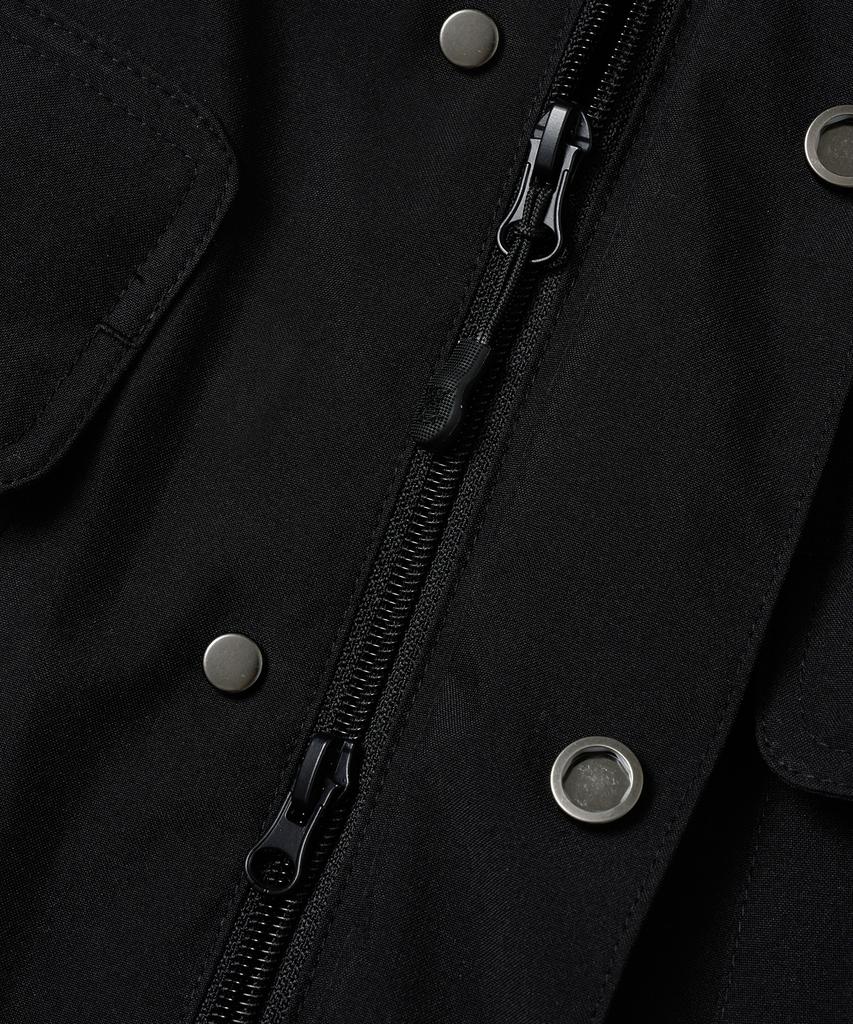 Brownbreath Tag Nylon Shell Hood Jacket - Black