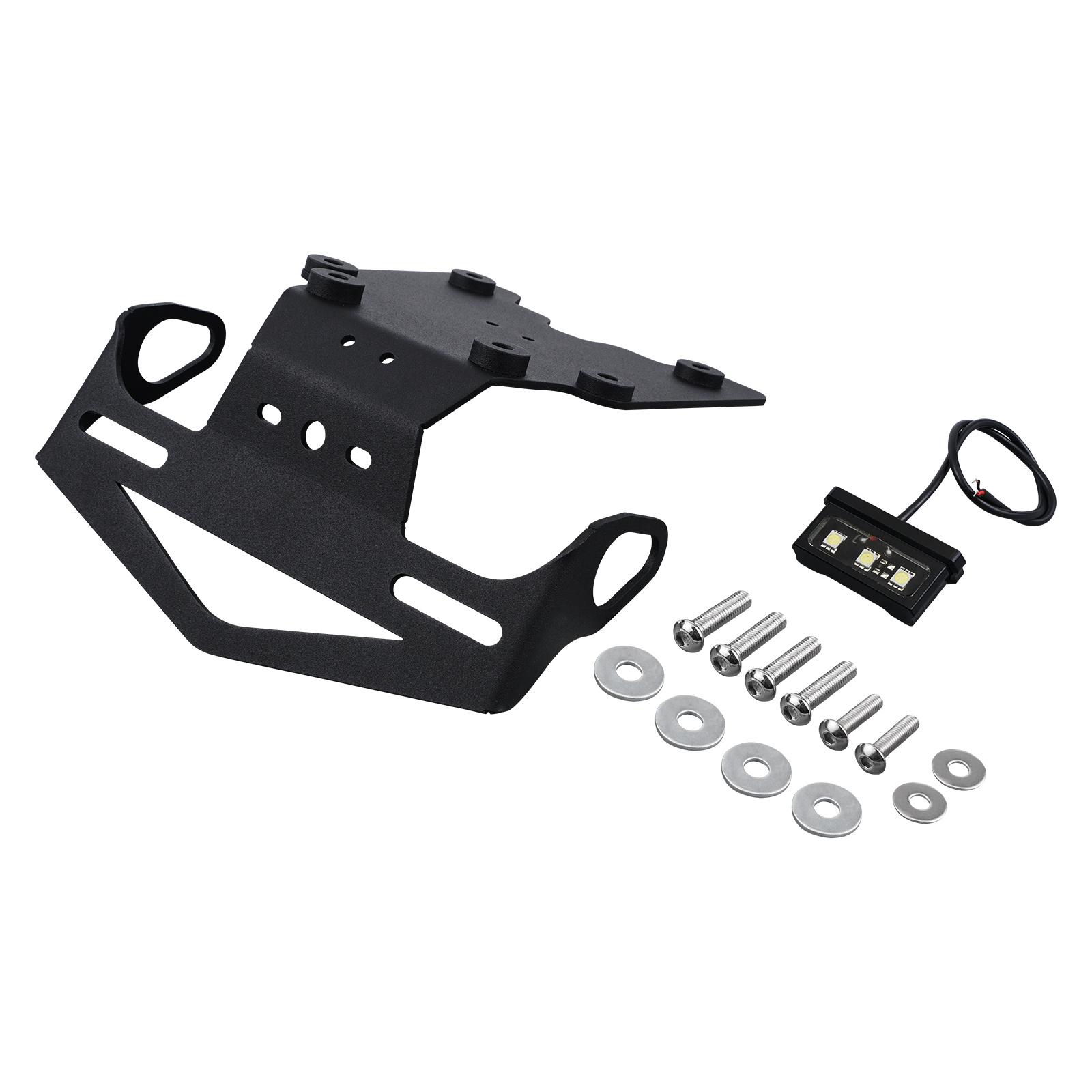 NICECNC For Yamaha Tenere 700 2019-2024 License Plate Holder Bracket Tail Tidy Fender Eliminator For Yamaha Tenere 700 2019-2024 чёрный
