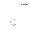 U-Shaped Stainless Steel Menu & Table Number Holder for Hotel & Wedding Banquets