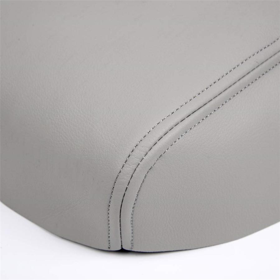 Console Lid Armrest Cover Fits For Toyota Highlander 2008-2013 Gray Leather