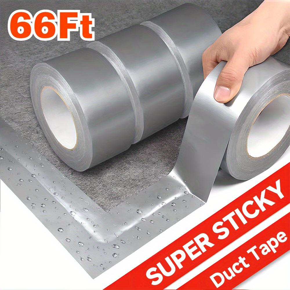 1Roll Waterproof And Tear-Resistant 20.12m Professional-Grade Silver Tape - PVC Material, Suitable For Home Repairs And Sealing, Compatible With
