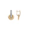 Earrings - LUXENTER - Kipol - 18K Gold Plated - Brilliant Zircons - Gold