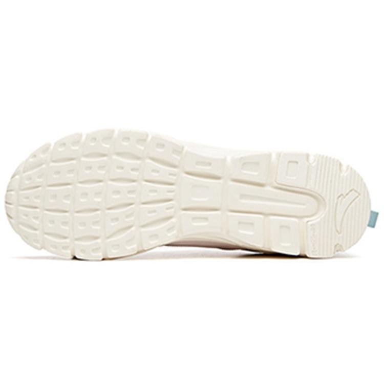 Anta Mesh Slip Resistant, Abrasion Resistant, Lightweight Low top Running Shoes Women's White Cyan 92625512-23