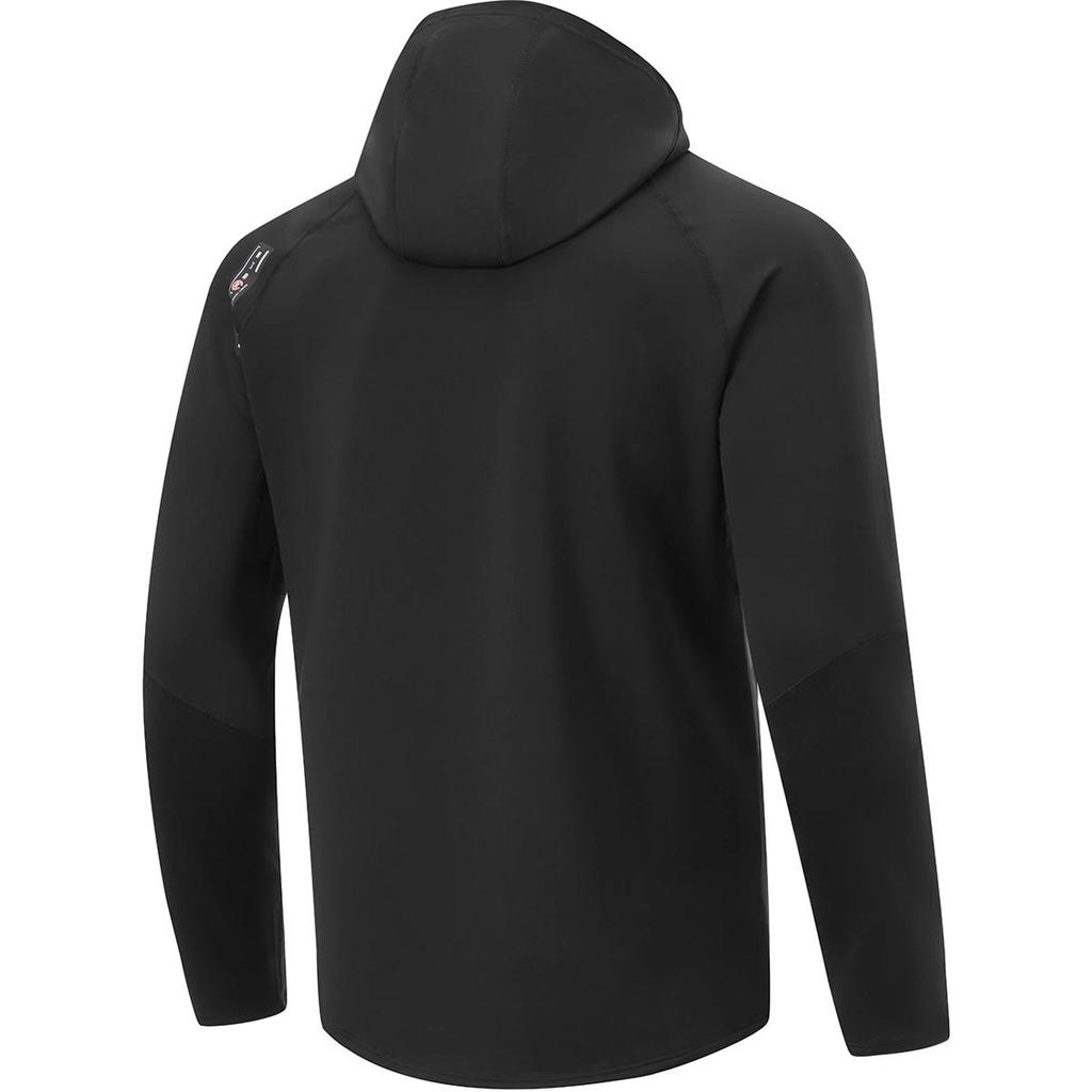 Li Ning Basketball Series Solid Color Comfortable Breathable Sports Hoodie Men hoodies Black AAEU003-1