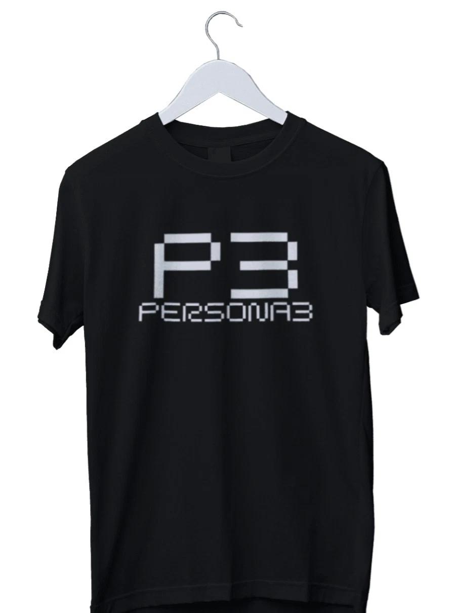 Unisex Adult Casual Graphic Persona 3 Graphic Print T-Shirt Mens is... XXXL