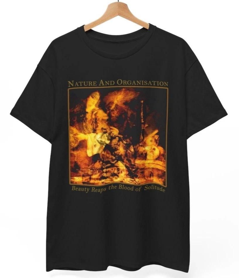 

Nature and Organisation T-shirt, Music Band Rock Punk Metal, Unisex tee 2XL