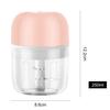 Electric Mini Garlic Chopper Slicer And USB Rechargeable Processor for