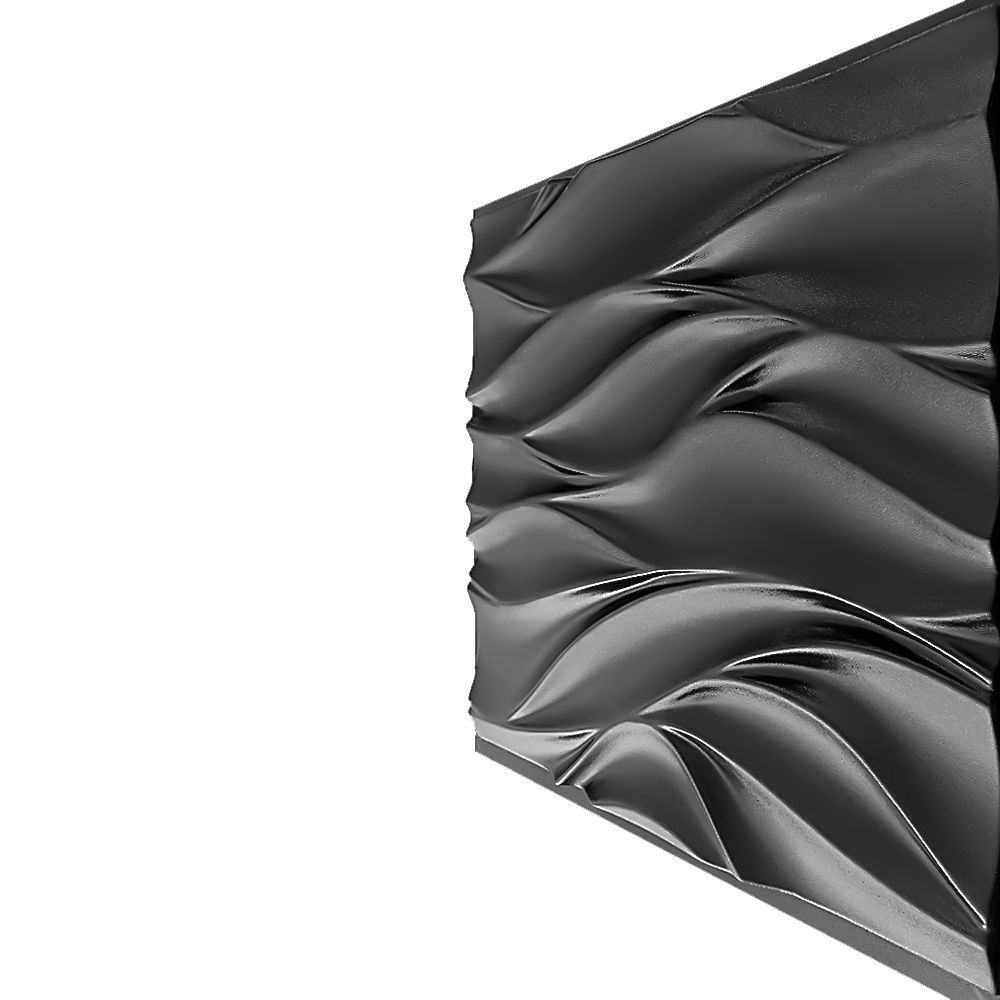 Plastic mold for the manufacture of 3d panel "Marshmalloy"(3D mold for decorative wall panels for gypsum and concrete) Wall decor.