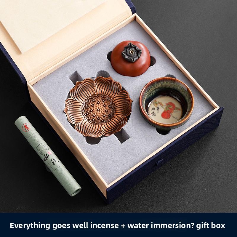 

Хурма Жуи Ароматный путь Чашка сувенир Культурный и креативный Бизнес Благословения Подарки для руководителей и старших Праздничные подарки