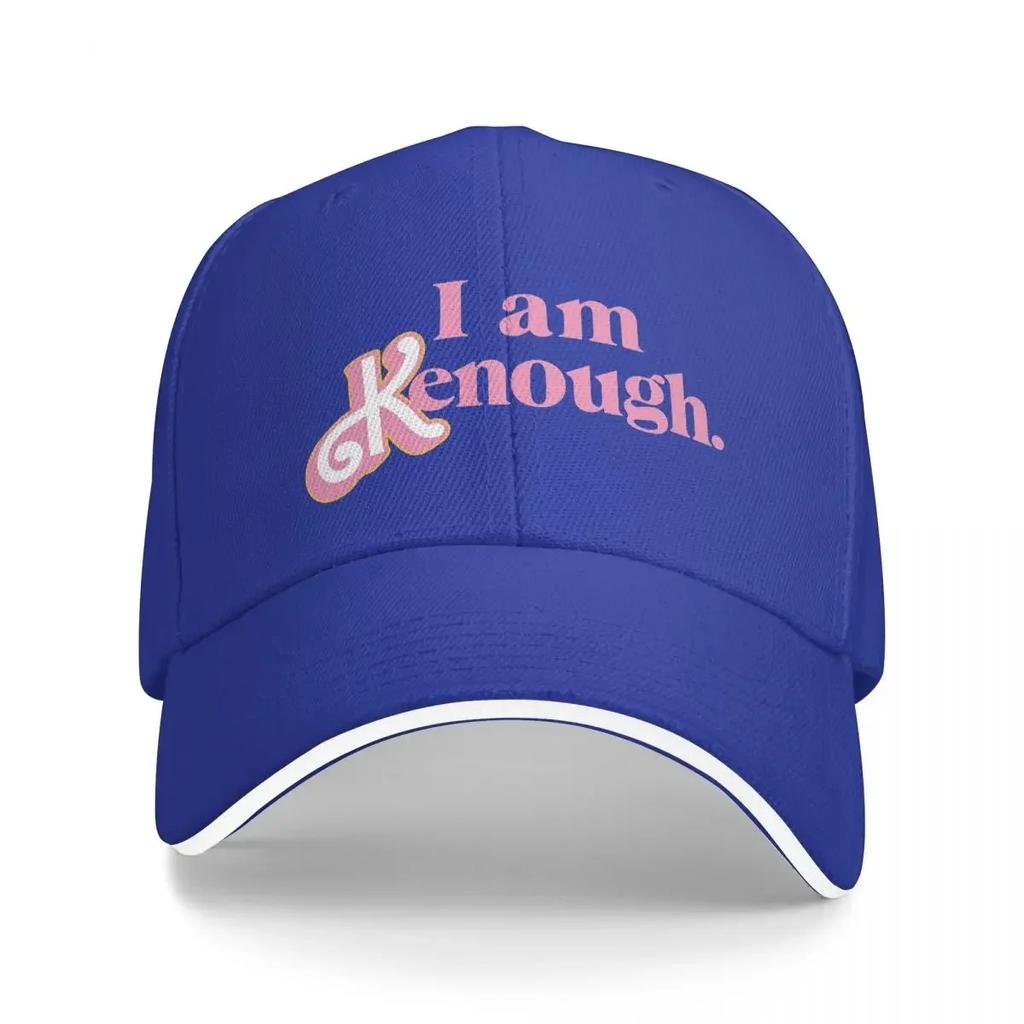 I Am Kenough Cap Fashion Casual Baseball Caps Adjustable Hat Hip Hop Summer Unisex Baseball Hats Customizable Polychromatic