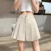 2024 Summer Women's Pleated High-Waisted Wide-Leg Shorts - Korean Fashion