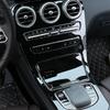 For Mercedes Benz C Class W205 GLC X253 2015-2025 ABS Carbon Fiber Car Center Console Frame Cover Trim Stickers Car Accessories