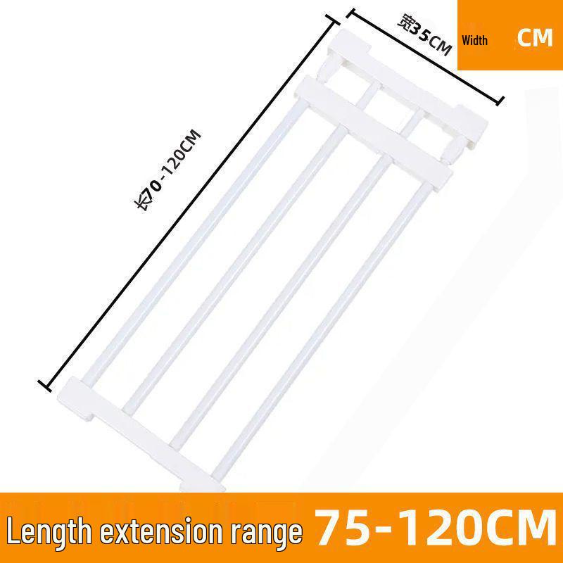 Indoor Pet Barrier: Removable No-Drill Dog Gate for Stairs & Balconies
