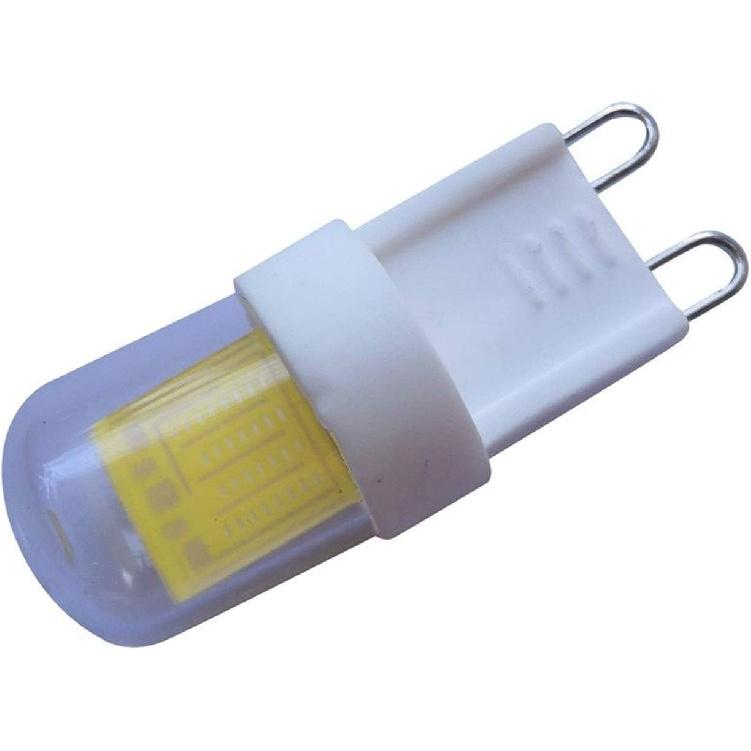 6-Pack 12V G9 LED Lamp 3W 250 Lumens, No Flickering and 3000k Warm White/Cool White 6000K Low Voltage G9 LED Bulbs, 360 ° Beam Angle, Not Dimmable