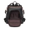 Anti-theft Backpack Women's PU Backpack Large Capacity Lightweight Travel Bag Student Schoolbag