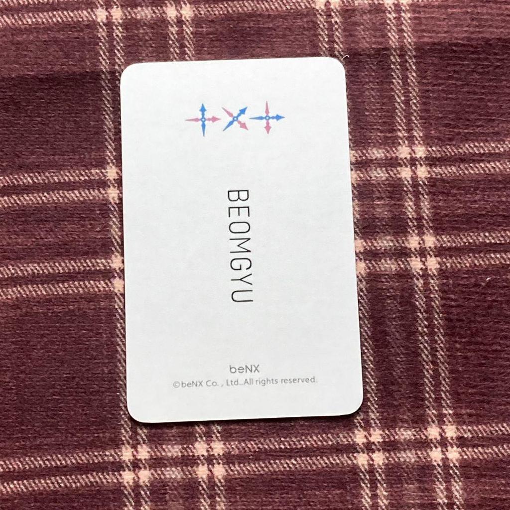 [USED] TXT Beomgyu MAGIC HOUR weply FC Bonus Limited Trading Card