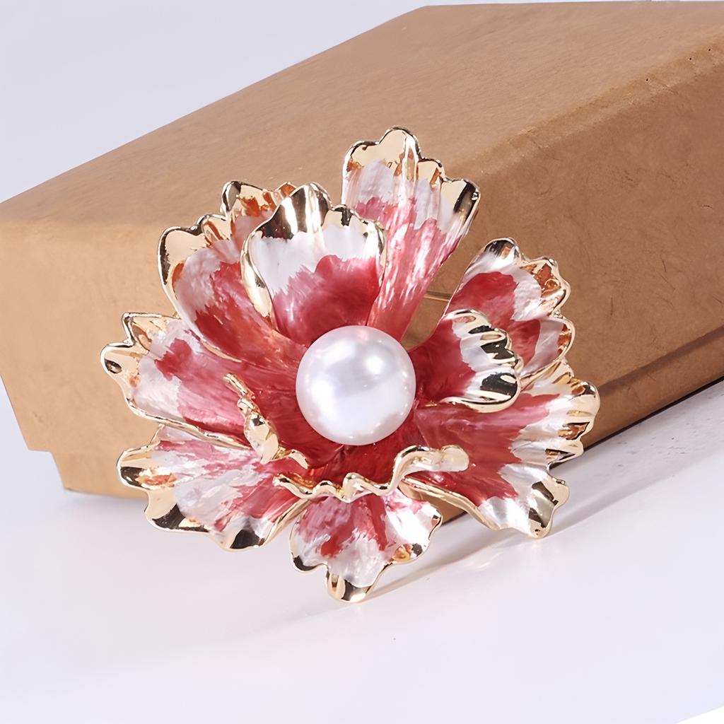 Brosche im chinesischen Stil, edle Pfingstrose, groß, Damenmantel, Cheongsam, Kragennadel, Cardigan-Mantel-Anstecknadel