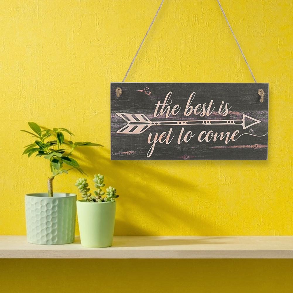 2 st Unika Hängande Skyltar med Engelska Bokstavsmönster för Hem Kaffebutik Dörrdekoration