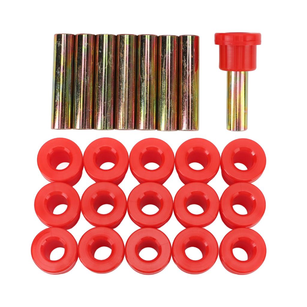 Spring Bushing Kit 1015583 Golf Cart Rear Leaf Spring Polyurethane Bushing and Sleeves Replacement for E‑Z‑GO TXT