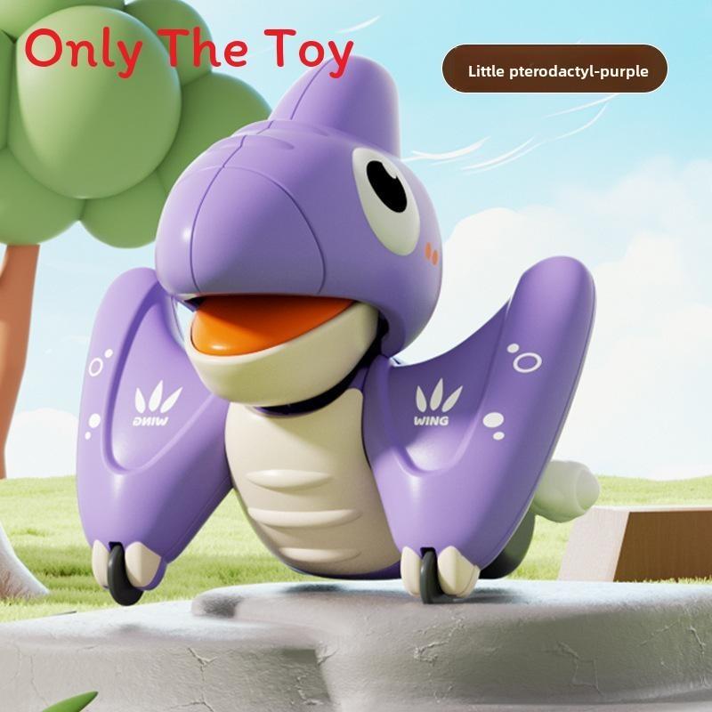 Dinosaur Toy For Babies With Chaindriven Push And Crawl Learning For Toddler Development