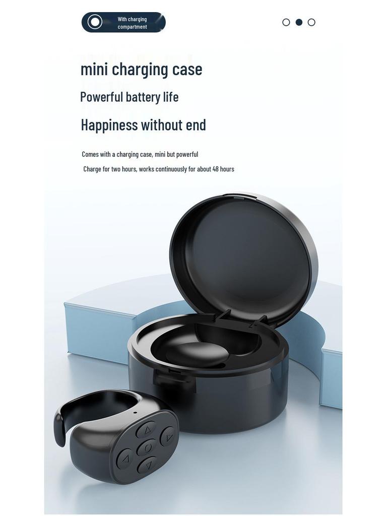 Douyin Bluetooth Smart Ring: Wireless Phone Photography & Audio Controller