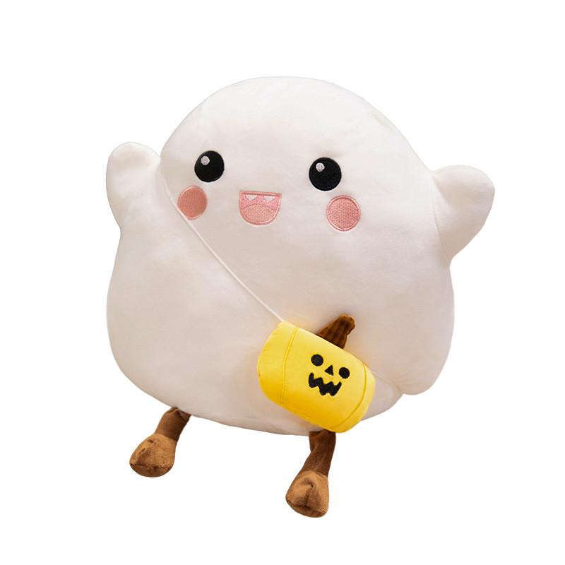 Halloween Ghost Pumpkin Plush Doll With Short Plush Material For Kid Decor Party