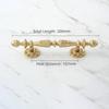 Solid Brass Cabinet Pulls Antique Bronze Finish Drawer Knobs Durable Wardrobe Handles  Bedroom Use