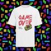 Bio Herren T-Shirt Retro Lover Gamer Over Geek Nerd Konsole Pixel Controlla