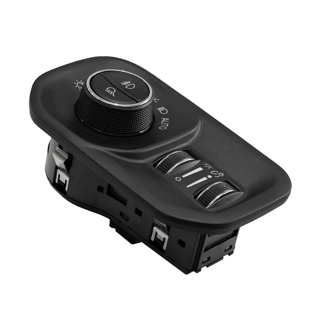 68156061AD Headlight Lamp Switch Fits for Dodge Ram 1500 2500 3500 2019-2024, Headlight Fog Light Switch Black