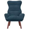 Armchair Blue 69 X 74 X 93 Cm Velvet