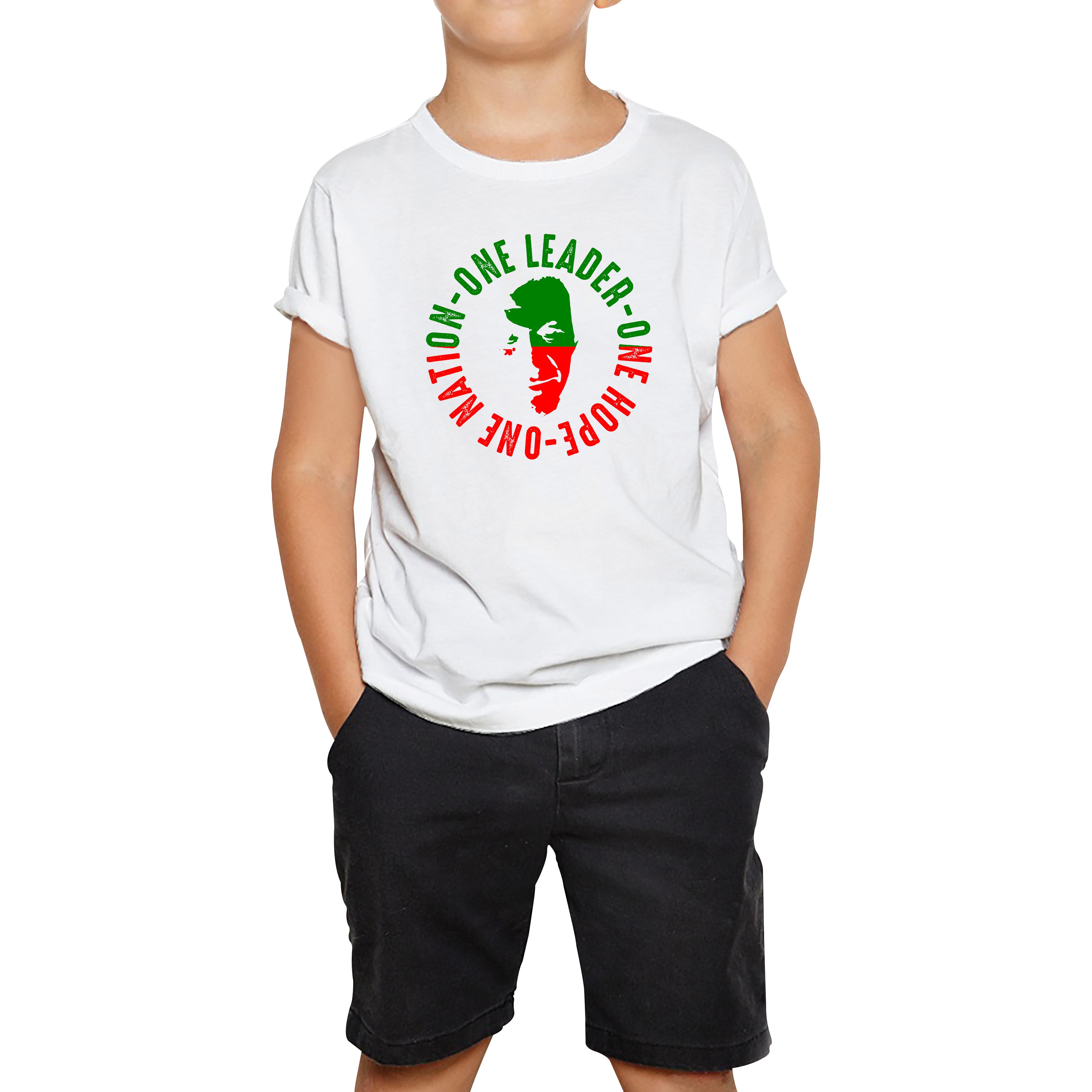One Leader One Nation One Hope Mr. Imran Khan Kids T Shirt 120