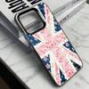 British National Flag Culture  Phone Case For iPhone 17,16,15,14,13,12,11 Plus,Pro Max,XS,Colorful Silver Phone case Funda Cover