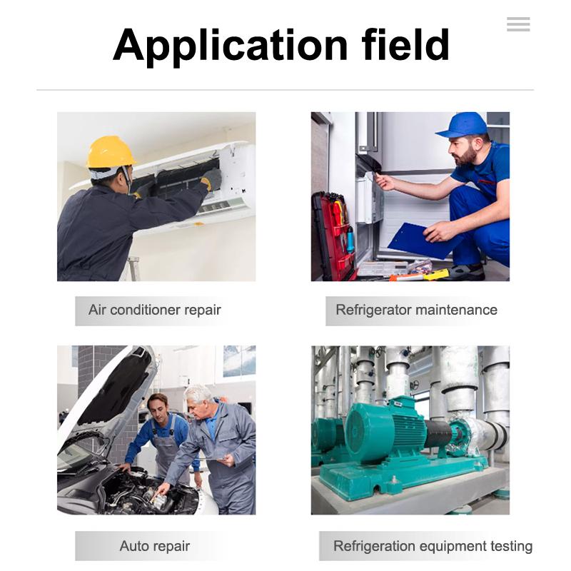 Refrigerant Gas Hvac Air Conditioner Tester Tool Wjl-6000 Freon Leak Detector Halogen Leak Detector R22 R410A R134A R1234Yf