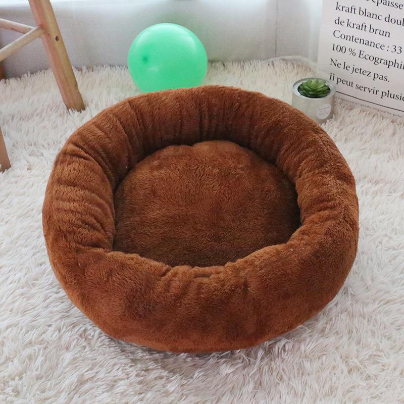 

Winter Pet Bed Cushion, Plush Warm Pet Mattress S кавовий
