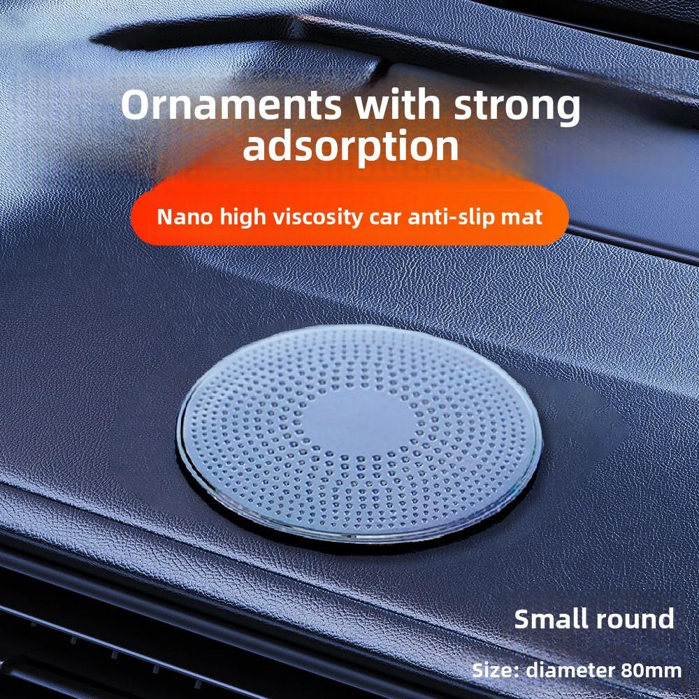 1Pcs Car Non-Slip Mat Magic Anti-Slip Slide-Proof Pad Dashboard Sticky Dash Adhesive Cell Phone Mobile Holder Black Silicone