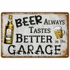 Retro Metal Sign Wall Art Mural Aesthetic Room Home Decor Items Poster Vintage Metal Plate Garage Decoration Tin Sign Plates Bar