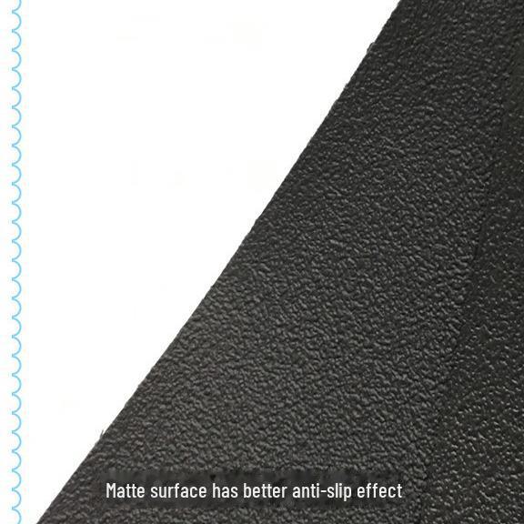 Schwarzes rutschfestes, abriebfestes PVC-Leder mit Oxford-Strickrücken