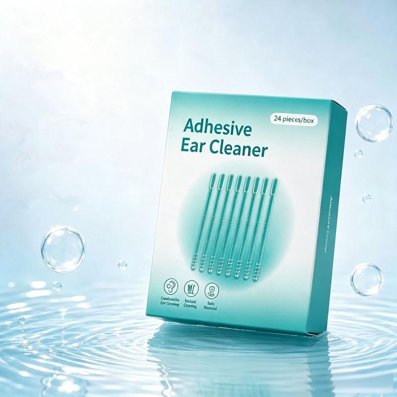 24 Pcs Reusable Earwax Removal Swabs Sticky Ear Cleaning Stick Adhesive Ear Pick Soft Ear Cleaning Tools For Gentle Care