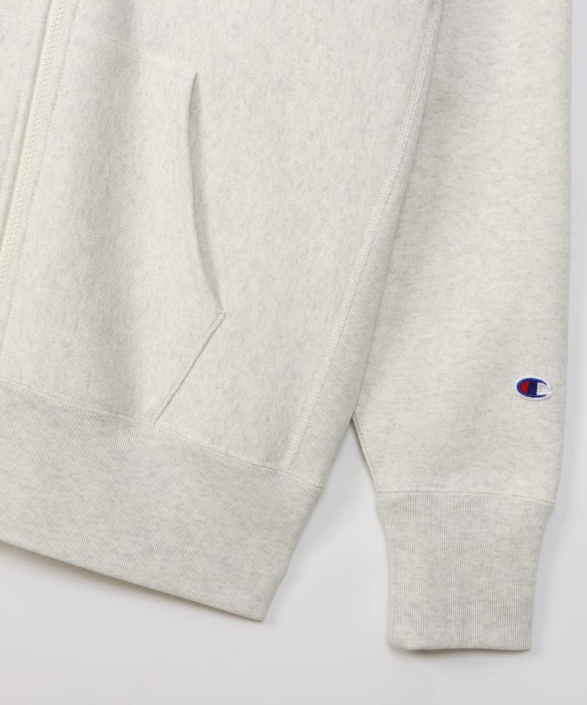 Champion Long Sleeve Cotton USA Reverse Zip Oatmeal Men's Sweatshirt, 11.5oz Weave® Hoodie, C3-Y110,