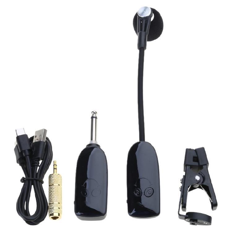 

6.5mm Wireless Saxophone Microphone For Practice And Live Performances With Long Use Battery Musical Instrument Sax Mic 1