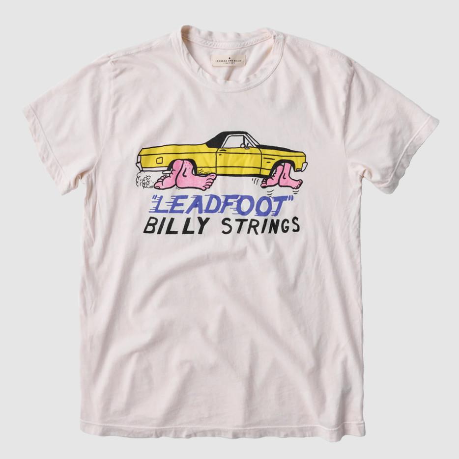 Billy Strings Leadfoot White T-shirt Unisex Cotton All Sizes L