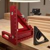 Metal Combination Square Positioning Pin Triangular Angle Measurer LShaped Body Carpentry
