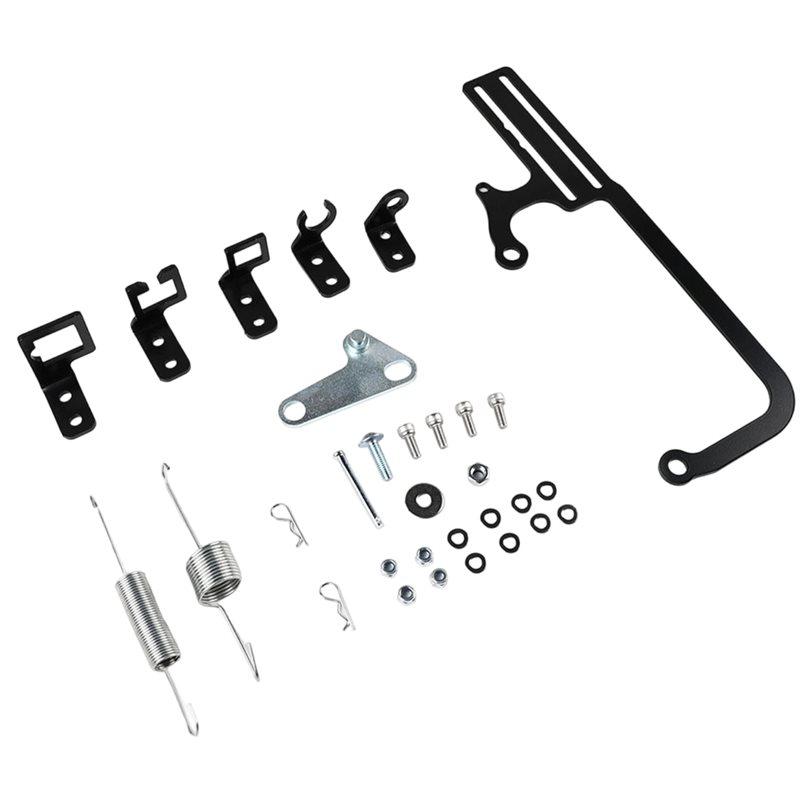 Fit For GM700R4 304147 Throttle Cable Bracket Mount Kit tallation Set Complete Hardware Spring Bolt