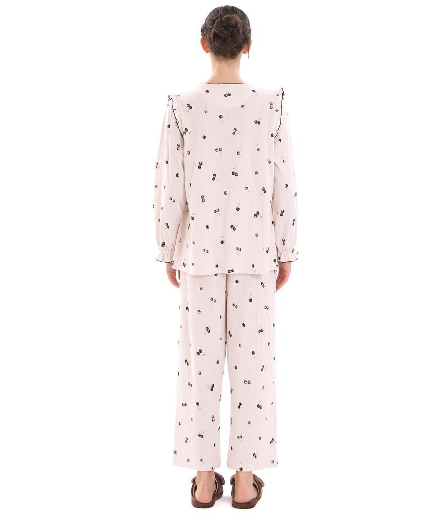 Cotton Cherry Frill Pajamas