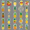 50 Ananas Cartoon Niedliche Frucht Kinder Handkonto Gu Karte Dekorative Skateboard Wasserdichte Kofferaufkleber