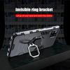 KEYSION Custodia blindata antiurto per Samsung A12 con anello reggiano Bumper Cover posteriore in silicone per Galaxy A12