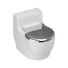 Toilet Water Bowl,Drinking Water From The Toilet Shaped,Small Funny Design Dog Hilarious Pet