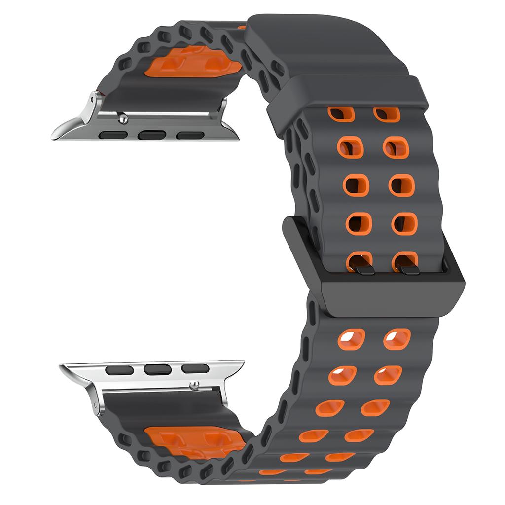Silicone Strap for Apple Watch Ultra 3 49mm Band Breathable Bracelet for iWatch Series 11 10 42 46mm 9 8 7 6 SE 45mm 44mm Strap