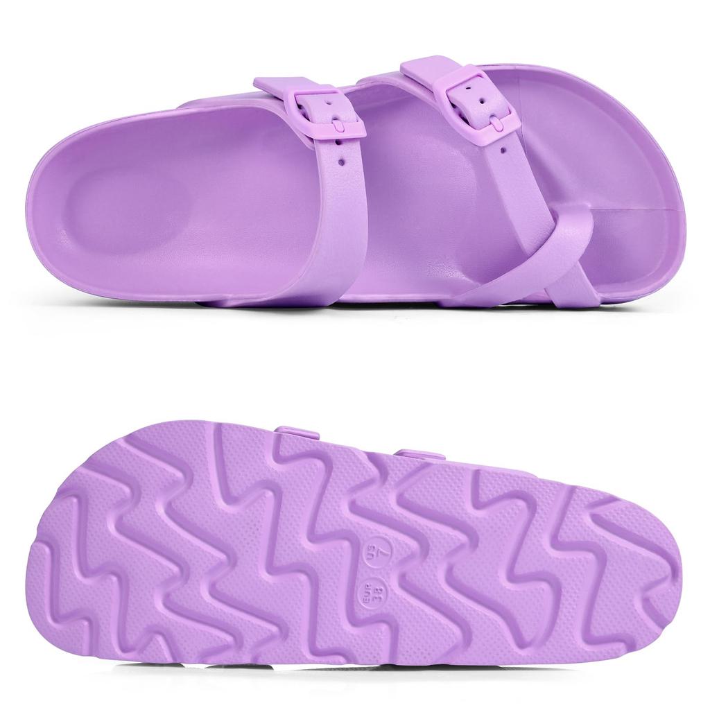 Fashion Litfun Platform Women's Sandals With Arch Support New Summer Beach Slides Ladies Thick Soft Soles Sandals With Adjustable Buckle