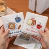 1pc Embroidered Coaster Couple Birthday Gift Home Decor Pendant Self Embroidered Coffee Coaster